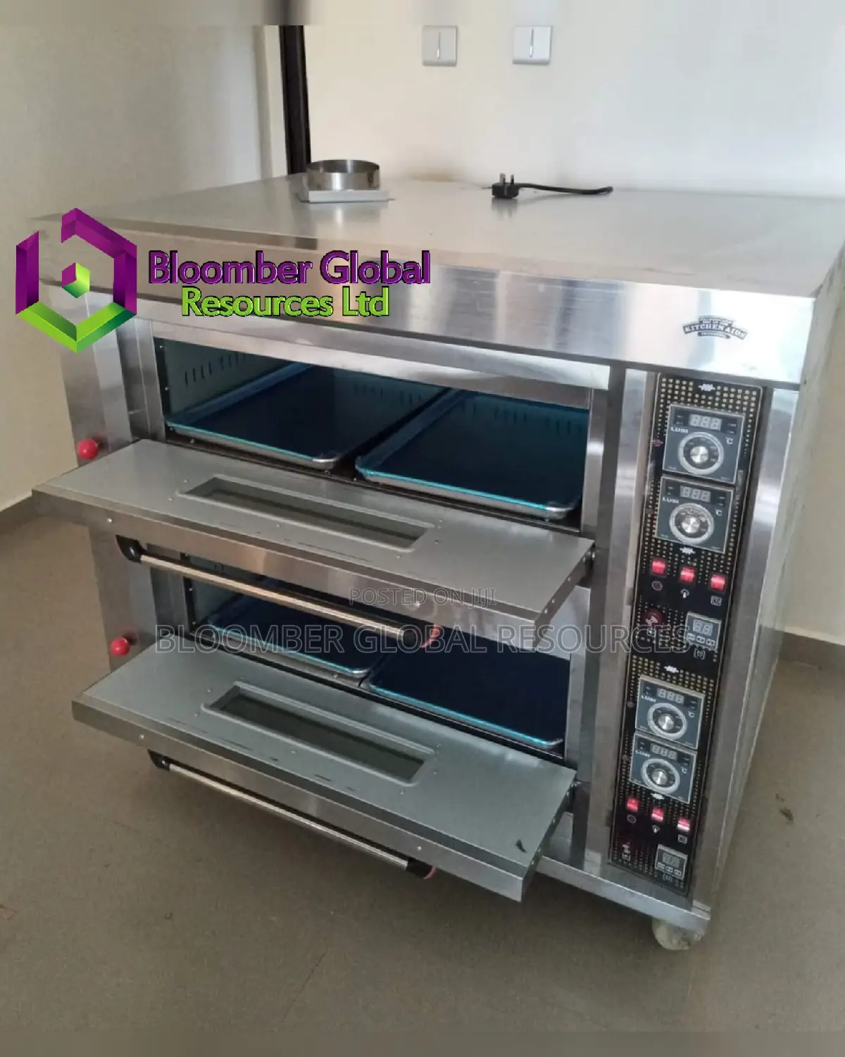 Oven 2 Deck 4 Tray